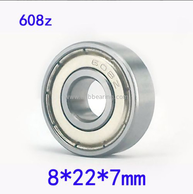 Deep Groove Ball Bearing 608ZZ,Single Row Deep Groove Ball Bearing 608ZZ,China Miniature Ball Bearing 608ZZ